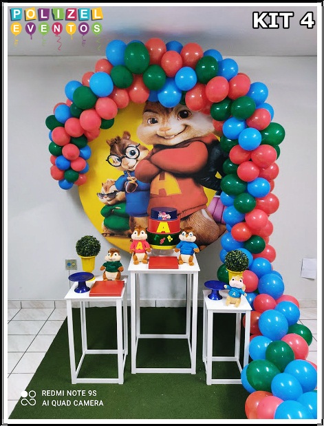 Quebra-cabeça Alvin e os Esquilos - Fazendo a Nossa Festa  Alvin e os  esquilos, Quebra cabeça, Decoração festa patrulha canina